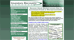 Desktop Screenshot of investorsrecoveryservice.com